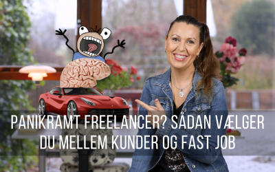 Panikramt freelancer? Sådan får du kunder når din ferrarihjerne vil give op.